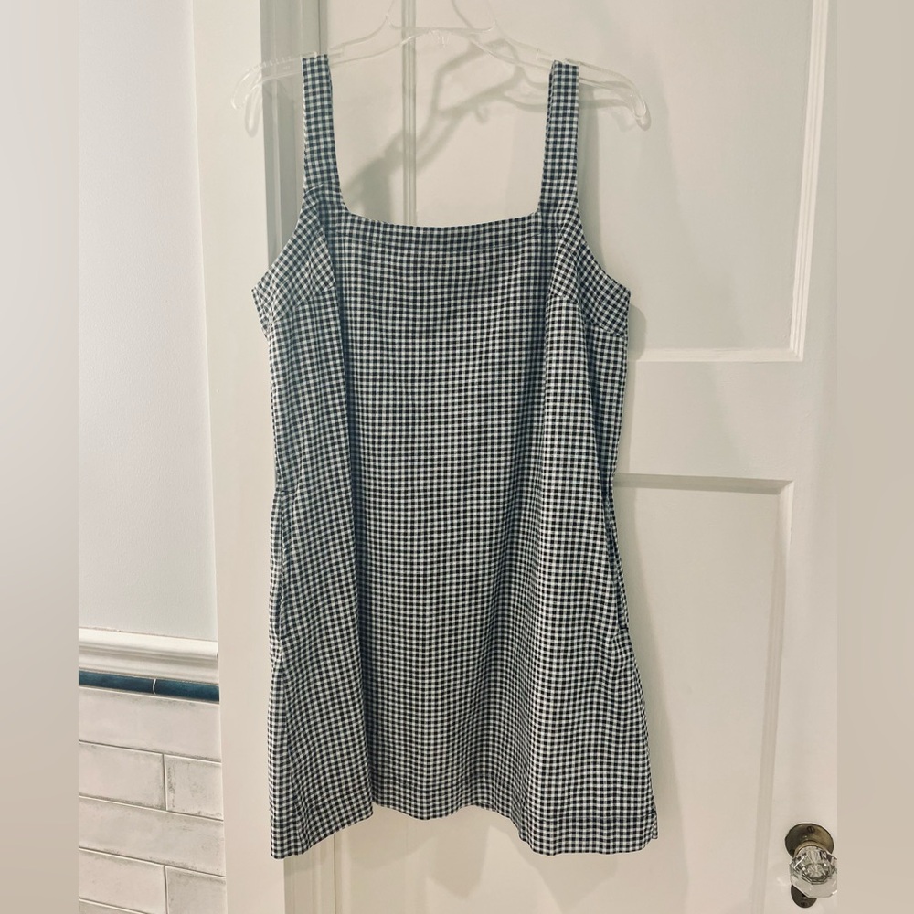 a new day Gingham Mini Dress in Black and White